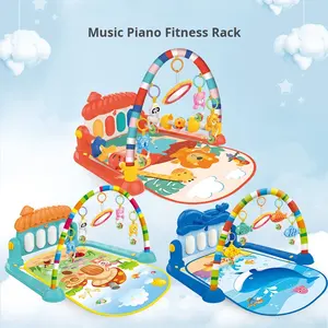 Promotion Tapis d'Éveil Musical avec <span class=keywords><strong>Piano</strong></span> pour Pieds de Bébé Cadre de Fitness pour Nouveau-Né en Plastique pour Pique-Nique et Jeu - Product Image 2