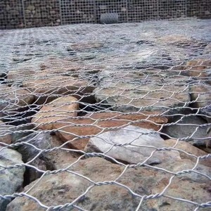 Stone Cage <b>Net</b>, Galvanized Gabion <b>Net</b>, River Channel Treatment, Reinforced Slope Protection, Solid Bank Cage, Stone Cage <b>Net</b> Box - Product Image 6