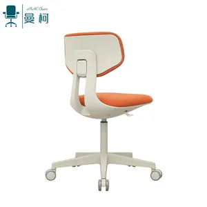 كرسي بدون ذراع بتصميم آمن للكمبيوتر قابل للتخصيص قفل الجلوس Caste الارتفاع قابل للتعديل مع مسند الظهر