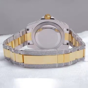 Elegant Luxury Craft Moissanite Diamond Stainless Steel Watches with Soft <b>Band</b> & <b>Long</b> Battery Power Unisex Gifting Purpose Use - Product Image 3