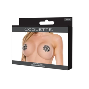 TD Coquette ซาตินที่ปิดหัวนมที่ปิดหัวนมที่มองไม่เห็นนำกลับมาใช้ใหม่ได้ลายดอกไม้หัวใจสำหรับตกแต่งเสื้อผ้า - Product Image 4