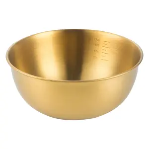 201 mangkuk mie cetak kustom logam grosir mangkuk ramen Jepang mangkuk pencampur baja tahan karat dengan harga murah