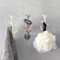 Soporte de Escobas de Pared de 3 Piezas, Plástico Flexible, Moderno, para Cocina, Baño, Armario, Fácil Instalación, Sin Perforaciones