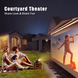 Proyector de Cine en Casa Portátil BYINTEK X20 Focus Smart Android Mini LED WIFI LCD 3D 4K Video 1080P - Product Image 2