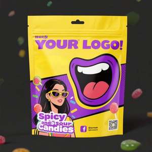 ถุงบรรจุลูกกวาดทนต่อเด็ก1ก.-14ก. ทนทานถุงยืนขึ้นได้พิมพ์โลโก้ได้ตามต้องการ - Product Image 2