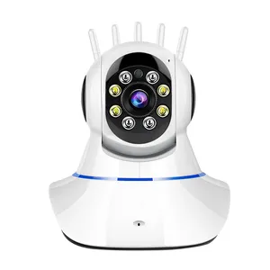 Caméra ip bidirectionnelle, logiciel 17see, sans fil, wi-fi, ptz, p, meilleur prix d'usine, pour système de sécurité domestique