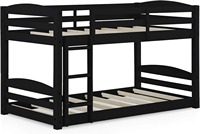 Lit superposé en métal moderne pour adultes, double sur double, avec rangement et plateau en treillis métallique, pour chambre d'hôtel et dortoir