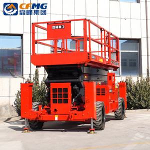 CHUFENG Mesin Diesel Offroad 12m-18m Platform Lift Gunting Self-propelled untuk Medan Berat 4x4WD Pengangkat Kerja - Product Image 2