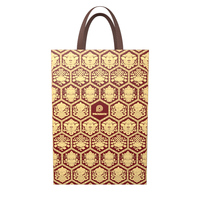 Style chinois de luxe recyclable pleine impression logo personnalisé poignée durable emballage personnalisé shopping paquet cadeau sac en papier