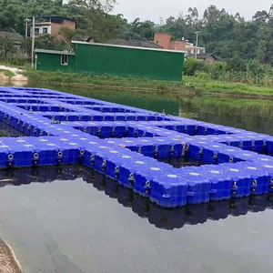 海洋モジュール式HDPEフローティングドックと水ウォークウェイ養殖ケージボート用ポンツーンプラットフォーム - Product Image 6