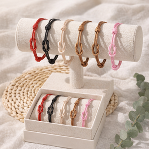 Bracelet tressé fait main Resoul, en macramé, avec nœud infini, minimaliste, <span class=keywords><strong>pour</strong></span> femmes et hommes, cadeau d'amitié - Product Image 1