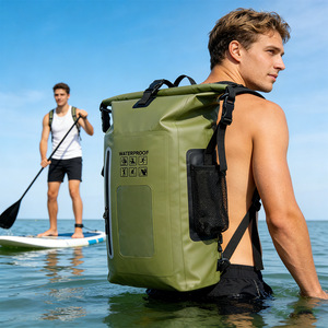 Bolsa Impermeable de PVC para Exteriores, Bolsa de Rafting Impermeable de Gran Capacidad para Hombre y Mujer, Mochila Impermeable Multifuncional - Product Image 6