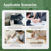 Alta calidad OEM 70GSM 75GSM 80GSM 100% pulpa A4 papel copiadora 500 hojas/resma-5 resmas/caja papel de oficina