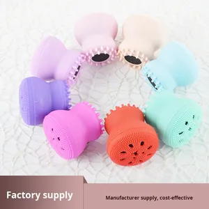 Brosse nettoyante pour le visage en silicone créative en forme de pieuvre et de méduse - Product Image 2