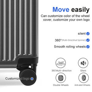 大容量 スピナーホイール付きスーツケース 耐久性 ビジネス 旅行用 キャリーケース 工場出荷価格 バケーション向け トロリーバッグ - Product Image 4