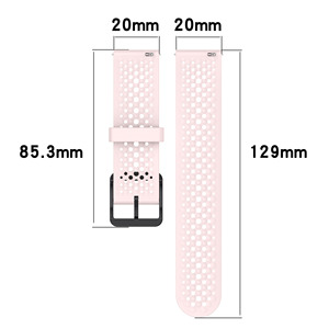 Correa de silicona deportiva Tschick 20 de 22mm para <span class=keywords><strong>Xiaomi</strong></span> Watch S4, correa de pulsera <span class=keywords><strong>Xiaomi</strong></span> Watch 2 Pro S3 S2 <span class=keywords><strong>S1</strong></span> Pro <span class=keywords><strong>Mi</strong></span> Watch Active 2 - Product Image 3
