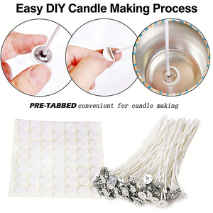 White Glossy Handmade <b>Soy</b> <b>Wax</b> Art Candle Modern Style Non-Toxic Christmas Branded Retail Packaging Proposal Sourcing Reference - Product Image 3
