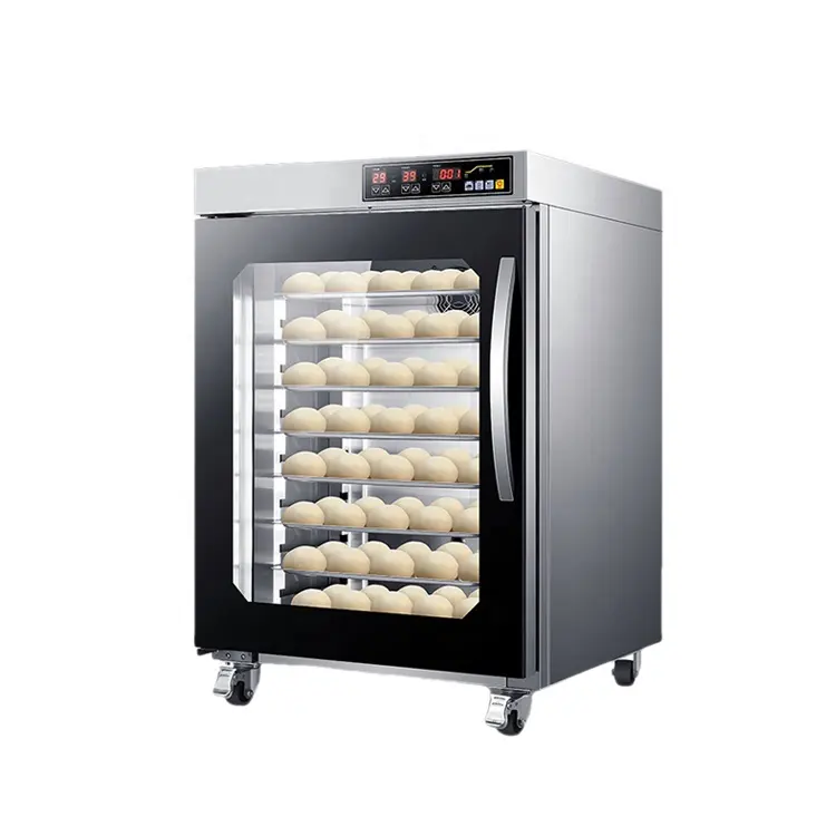 8 10 Tabletts Croissant Donut Brotteig Kühlung Verzögerungsprobenschrank Bäckerei Fermentationsmaschine für die Brotherstellung