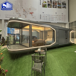 Maison Capsule Préfabriquée Extensible en Acier Léger, Design Européen, 20-40 pieds, pour Appartement, <span class=keywords><strong>Villa</strong></span>, Usage Commercial - Product Image 2