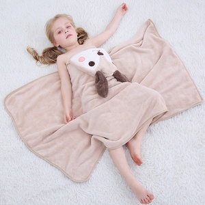 MICHLEY OEM Hot Sale Kids Hooded Animal Bathrobe <strong>Girls</strong> Beach <strong>Poncho</strong> Children Bath <strong>Towels</strong> - Product Image 3