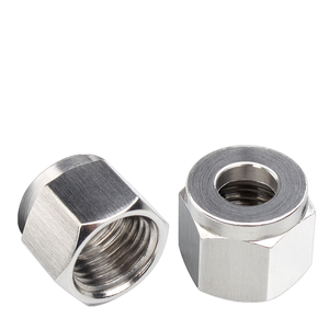 <span class=keywords><strong>304</strong></span> thép không gỉ Nut nối thép không gỉ kết nối phụ kiện nữ hình lục giác Nuts - Product Image 1