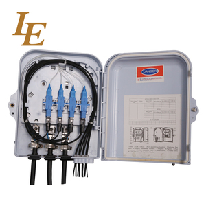 กล่องกระจายใยแก้วนำแสงกลางแจ้ง LE LE-1343-32K 32 พอร์ต ABS IP65 พร้อมตัวแยกสัญญาณ SC/APC PLC สำหรับเครือข่าย FTTX/FTTH - Product Image 4