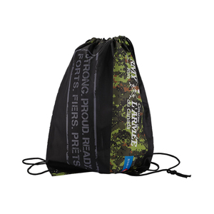 High Quality Polyester Draw String Sports Backpack Gym Bag Waterproof Custom Logo Promotional Fitness Drawstring Bags