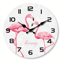 Horloge murale silencieuse à aiguilles de 12 pouces, style européen vintage, minimaliste et créative, en bois MDF, alimentée par piles, pour bureau