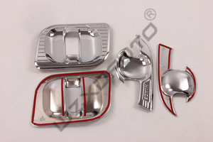 WZXD <b>Chrome</b> Kit Part Handle Cover Bowl Lamp Cover Mirror Frame Accessories 2019 for Hiace - Product Image 5
