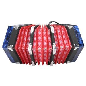 Accordéon <span class=keywords><strong>Concertina</strong></span> Portable Professionnel pour Adultes Fournitures d'instruments de musique Bleu Royal - Product Image 4
