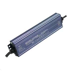 Aislado impermeable 24V exterior bajo voltaje 12V tira de luz LED 80W fuente de alimentación conmutada transformador de refrigeración directa