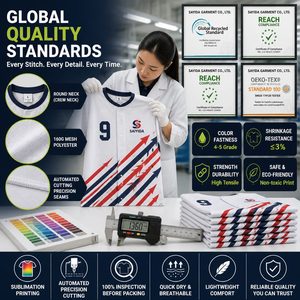 Maillot de baseball personnalisé en gros, imprimé flèche, séchage rapide, respirant, boutonné, en polyester, uniforme d'équipe par sublimation - Product Image 4
