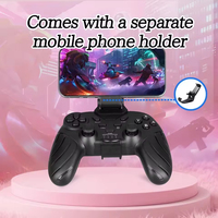 Control Inalámbrico X6 Pro para Nintendo Switch, PC, Android, iOS, Joystick con Doble Vibración, Soporte para Teléfono, Receptor 2.4G