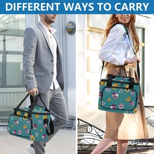 กระเป๋าเก็บความเย็นแบบมืออาชีพ ลายฮาวาย ทนทาน ผลิตจากผ้า 600D กันน้ำ เก็บอุณหภูมิได้ดี เหมาะสำหรับใส่เค้ก อาหารกลางวัน สำหรับผู้ใหญ่ - Product Image 6