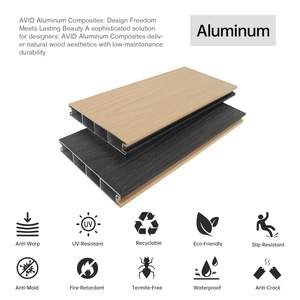 Không thấm nước <span class=keywords><strong>WPC</strong></span> chống cháy và <span class=keywords><strong>co</strong></span>-đùn nhôm <span class=keywords><strong>decking</strong></span> <span class=keywords><strong>2025</strong></span> thiết kế mới chức năng mới - Product Image 3