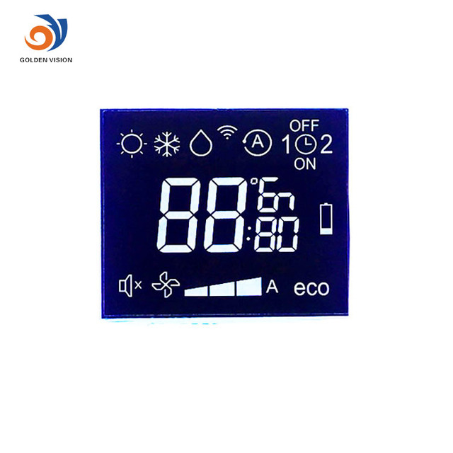 VA LCD Display 2.8V 1/4 Duty Negative Mode COB LCD Display for Remote Control