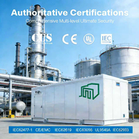 Centre de données modulaire Schneider APC EcoStruxure tout-en-un en conteneur ISO 38 kW 5 baies DX 400 V Triphasé On-line Préfabriqué IT
