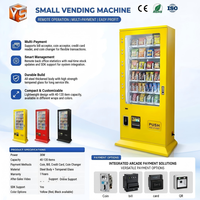 Distributeur automatique intelligent ZDYS, compact, mini, multi-paiements (pièces, billets, cartes), 150-200 articles, surveillance à distance, intégration POS