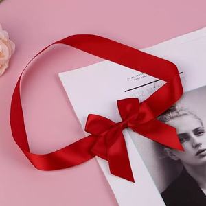 Hediyeler için saten kurdeleler mutlu doğum günü ambalaj hediye elastik şerit yay elastik streç döngü şerit yaylar - Product Image 5