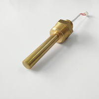 Sensor de Temperatura M8 PT100 de Tres Cables con Longitud Personalizada, Sensor OEM con Carcasa de Latón, Sensor RTD