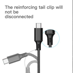 Cavo Dati OEM Personalizzato 2.4A Tipo C per Ricarica Rapida, Cavo in Nylon, Accessori per Cellulari Samsung, 1M 2M 3M, Rame Puro per Stampanti - Product Image 3