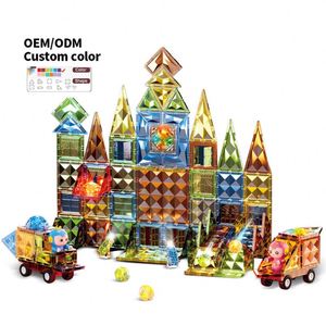Zhorya Ensemble de blocs de construction Château 147 pièces, Jouet d'assemblage en forme de diamant pour enfants - Product Image 1