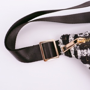 กระเป๋าคาดเอวแบบครอสบอดี้ โพลีเอสเตอร์ สั่งทำได้ตามต้องการ สำหรับทุกเพศ ทุกวัย น้ำหนักเบา สีดำ สีขาว เหมาะสำหรับฤดูหนาว พร้อมซิป เป็นของขวัญ - Product Image 5