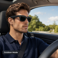 Lunettes intelligentes IA E02C E03 avec caméra haute définition anti-tremblement 8 Mps, interprétation simultanée et IA de conversation GPT