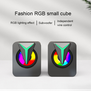 New Wholesale <strong>Computer</strong> Rgb Luminous Speaker Multimedia <strong>Subwoofer</strong> Desktop Game Sound Speaker - Product Image 3