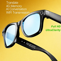 Lunettes Intelligentes BT IA avec Caméra HD, Batterie 260 mAh, Protection Lumière Bleue, Anti-tremblement 800W, Traduction Vocale, Double Micro, Annulation de Bruit W610