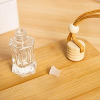 10ml conception personnalisée logo de voiture diffuseur de voiture bouteille de parfum désodorisant suspendu parfum de voiture vide