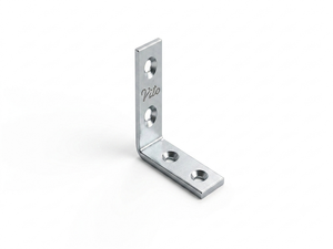 Industrial Iron Furniture Corner Bracket 40X40X15 Zinc Coated Powder Coated Metal Support Connector for <b>Cabinet</b> Wardrobe <b>Bed</b> - Product Image 1
