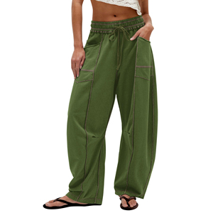 <span class=keywords><strong>Pantaloni</strong></span> da Jogger <span class=keywords><strong>in</strong></span> <span class=keywords><strong>velluto</strong></span> <span class=keywords><strong>a</strong></span> vita alta con tasche <span class=keywords><strong>a</strong></span> vita alta <span class=keywords><strong>pantaloni</strong></span> Casual con coulisse per abiti larghi <span class=keywords><strong>in</strong></span> stile Street estivo - Product Image 3
