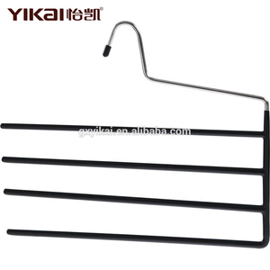 Ouvert Gain de place <span class=keywords><strong>Cintre</strong></span> <span class=keywords><strong>Pantalon</strong></span> Enduit de PVC En Métal À 4 Niveaux <span class=keywords><strong>multi</strong></span> <span class=keywords><strong>pantalon</strong></span> <span class=keywords><strong>Cintre</strong></span> - Product Image 2